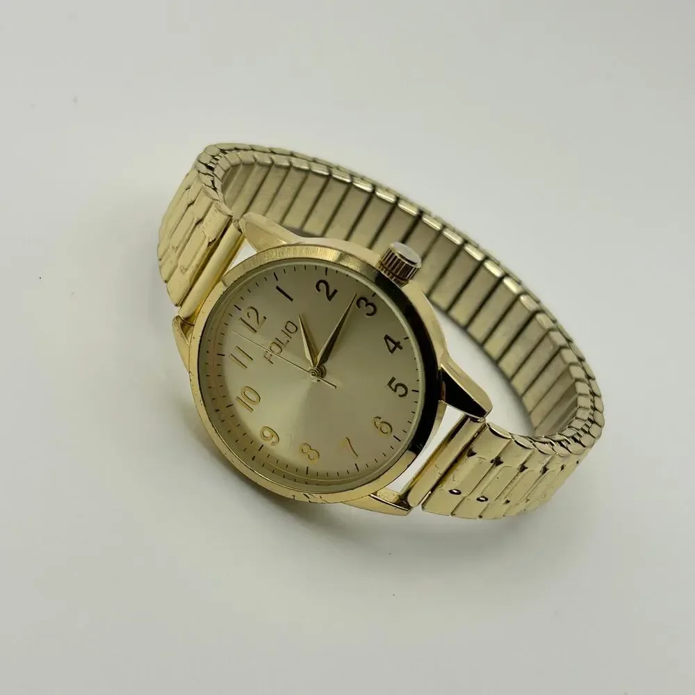 Folio Gold Classic Women’s Watch Working New Battery